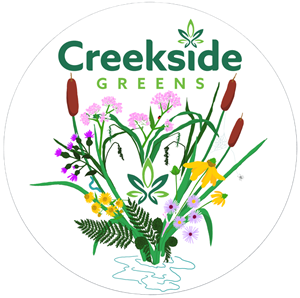 Creekside Greens Sticker - Flower Heart