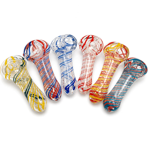 3" Soft Glass Hand Pipe Color Assorted