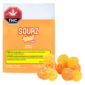 SOURZ by Spinach® - SOURZ by Spinach - Peach Orange 1:1 - Hybrid - 5 Pack