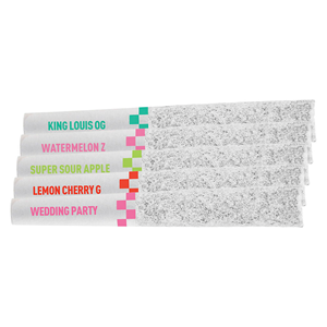 Claybourne - Flyers Frosted Infused Flight Pack Pre-Roll - Variety - 5x0.5g